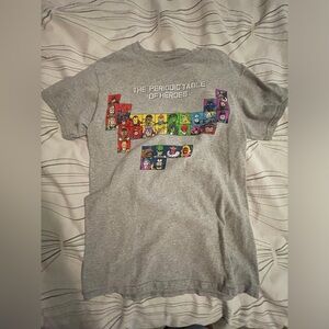 Marvel Periodic Table of Super Heroes Tshirt Mens Small